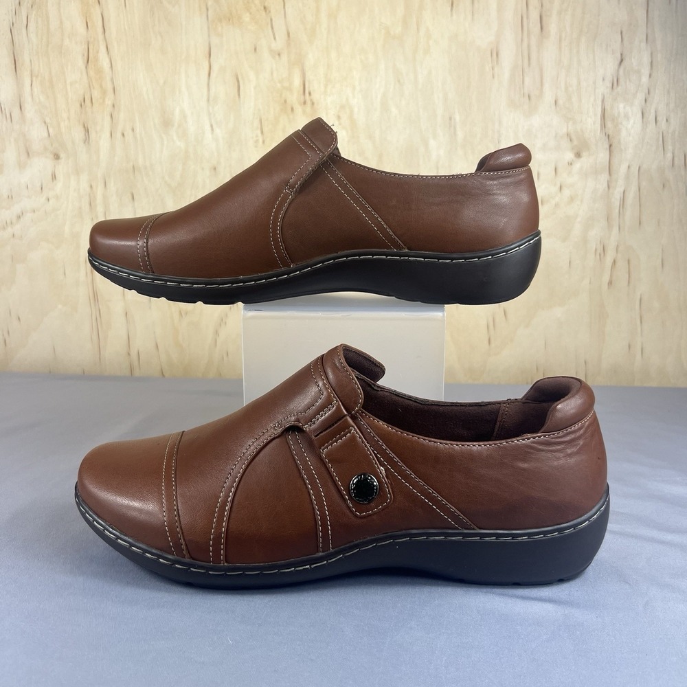 Clarks Collection Women's Size 11 Brown Ultimate Comfort Shoes 27857